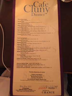 Menu photo 8 Cafe Cluny New York, NY