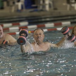 Indoor aquatics center