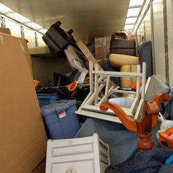 AAction Movers - Moving van when doors were opened