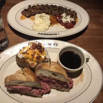 J. Alexander's - French dip and Pork loin. Yessss - New American Near Me - Lexington, Kentucky