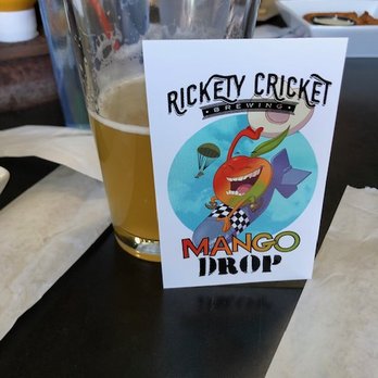 Rickety Cricket Brewing - This mango drop beer was refreshing! - Pizza Near Me - Kingman, Arizona Rickety Cricket Brewing - This mango drop beer was refreshing! - Pizza Near Me - Kingman, Arizona