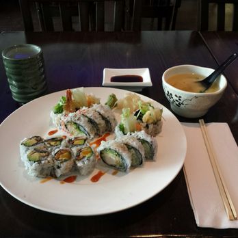 Misaki Sushi - Lunch special. Eel avocado, shrimp tempura, and chicken tempura rolls. - Sushi Bars Near Me - Staten Island, New York Misaki Sushi - Lunch special. Eel avocado, shrimp tempura, and chicken tempura rolls. - Sushi Bars Near Me - Staten Island, New York