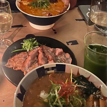 Tonchin - Spicy tan tan ramen with extra chashu. Vegan ginger miso ramen. - Ramen Near Me - Brooklyn, New York Tonchin - Spicy tan tan ramen with extra chashu. Vegan ginger miso ramen. - Ramen Near Me - Brooklyn, New York