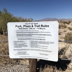 Tule Springs Loop - Park hours