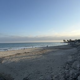 View in front of restauran