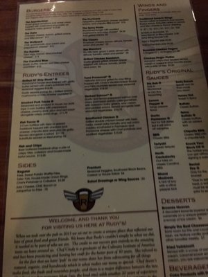 Menu photo 3 Rudy's Pub & Grill Apex, NC