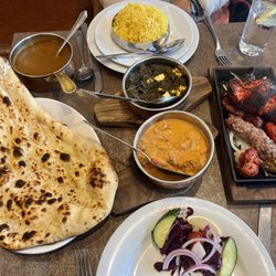 Shish Mahal - Tandoori Mixed Grill, Palak Paneer, Chicken Tikka Masala