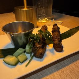 satay beef skewers