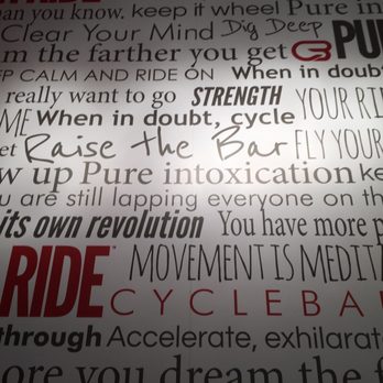 CYCLEBAR - Backdrop behind the fruit and water - Cycling Classes Near Me - Hoboken, New Jersey