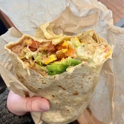 King Torta - Vegetarian Burrito with sour cream