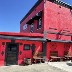 Fuel Hickory Smoked BBQ & Grill - Plenty of outside waiting area seating.