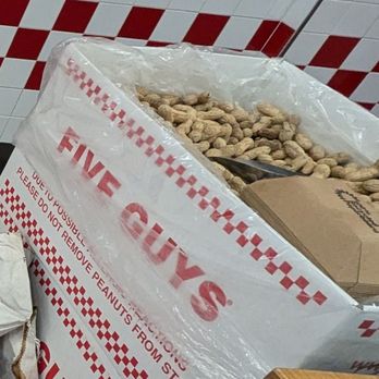 Five Guys - Peanuts - Burgers Near Me - Renton, Washington Five Guys - Peanuts - Burgers Near Me - Renton, Washington