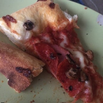 Zeeks Pizza - This is one slice from the pizza we ordered from Zeeks. This is not a $29 worth pizza. I've had way better. So disappointed. - Pizza Near Me - Lynnwood, Washington Zeeks Pizza - This is one slice from the pizza we ordered from Zeeks. This is not a $29 worth pizza. I've had way better. So disappointed. - Pizza Near Me - Lynnwood, Washington