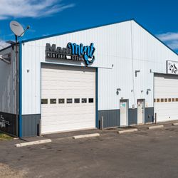Marimint - Exterior featuring our parking lot of our lockwood dispensary in billings