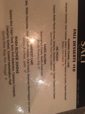 Menu photo 2 Salt New American Table McAllen, TX