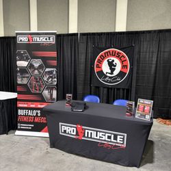 Promuscle Lifting Club - Information booth at local Bodybuilding Shows