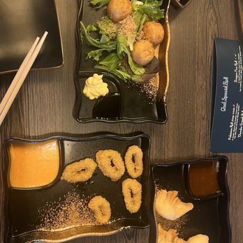 Kimoto Premium Sushi - Takoyaki, calamari, crab puffs - Sushi Bars Near Me - Houston, Texas Kimoto Premium Sushi - Takoyaki, calamari, crab puffs - Sushi Bars Near Me - Houston, Texas