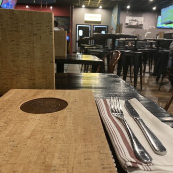 Black Oak Kitchen & Drinks - Menu and silverware. - Comfort Food Near Me - Coventry, Rhode Island