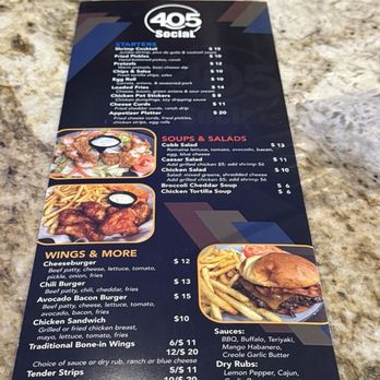 405 Social - Chicken Wings Near Me - Oklahoma City, Oklahoma