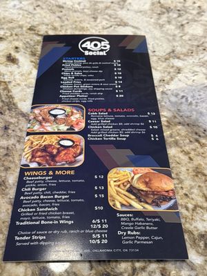 Menu photo 4 405 Social Oklahoma City, OK