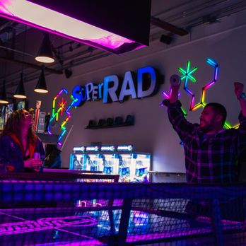 Super Rad Retro Lounge - Theres nothing like a close win in air hockey - Arcades Near Me - Raleigh, North Carolina Super Rad Retro Lounge - Theres nothing like a close win in air hockey - Arcades Near Me - Raleigh, North Carolina