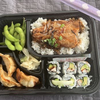 Noodles Plus - Salmon Teriyaki Bento Box - Taiwanese Near Me - Edison, New Jersey