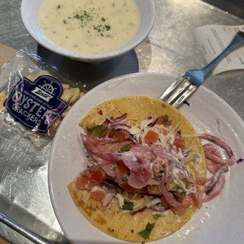 California Fish Grill - Clam chowder, battered fish taco - Seafood Near Me - Riverside, California