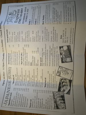 Menu photo 1 Tokyo Express Escondido, CA Menu photo 1 Tokyo Express Escondido, CA