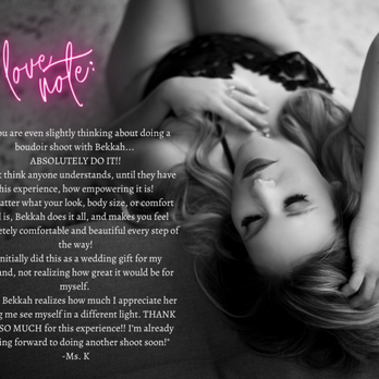 Rebekkah Hanford Photography - Client Testimonial - Boudoir Photography Near Me Rebekkah Hanford Photography - Client Testimonial - Boudoir Photography Near Me