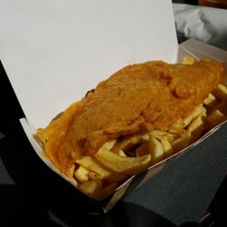 Sharky's Traditional Fish & Chips - Smoked goujon and chips