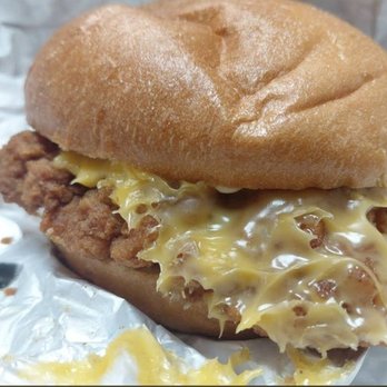 Chuck Wagon Restaurant - A Chicken Sandwich with Cheese. - Barbeque Near Me - Somerset, Pennsylvania