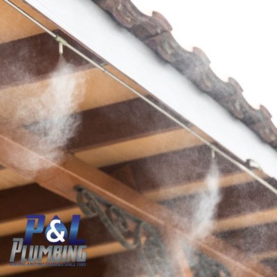 Outdoor Misting System Installation Mesa, AZ - P& L Plumbing is a full-service residential plumbing company specializing in every aspect of residential Plumbing, We are a locally owned family business and operated plumbing company with 3 generations of plumbing technicians having nearly 100 years of combined experience. We have been providing honest and affordable plumbing services and quality brands of plumbing supply in Mesa Arizona families since 1989 and proudly serving Mesa and the surrounding areas since 1989. We as a team of Professional plumbers believe that our strong commitment to 100% customer satisfaction is what keeps us in business. Every customer should be a confident return customer. From repairing a minor dripping line, plumbing fixtures, or broken fixtures to a full re-pipe or remodel, rest assured that P&L Plumbing is the right team for the job. Outdoor Misting System Installation Mesa, AZ - P& L Plumbing is a full-service residential plumbing company specializing in every aspect of residential Plumbing, We are a locally owned family business and operated plumbing company with 3 generations of plumbing technicians having nearly 100 years of combined experience. We have been providing honest and affordable plumbing services and quality brands of plumbing supply in Mesa Arizona families since 1989 and proudly serving Mesa and the surrounding areas since 1989. We as a team of Professional plumbers believe that our strong commitment to 100% customer satisfaction is what keeps us in business. Every customer should be a confident return customer. From repairing a minor dripping line, plumbing fixtures, or broken fixtures to a full re-pipe or remodel, rest assured that P&L Plumbing is the right team for the job.