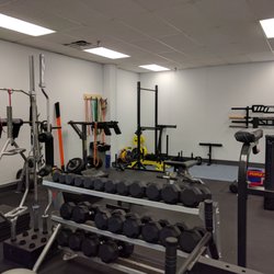 A2 Functional Fitness - Inside. Super excited to try the hex bar next time!