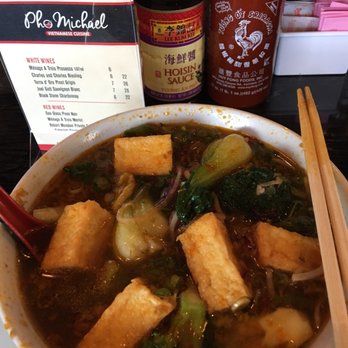 Pho Michael - Spicy Beef with veggies and tofu - Vietnamese Near Me - Metairie, Louisiana Pho Michael - Spicy Beef with veggies and tofu - Vietnamese Near Me - Metairie, Louisiana