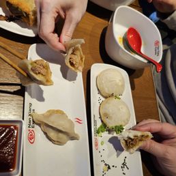 Buns and potstickers