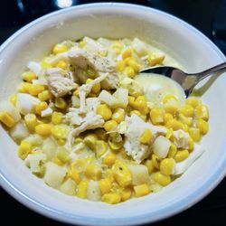 New Eastern Market - Chicken corn soup from the Myers stand
