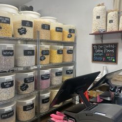 Popbelly's Popcorn - A huge variety of flavors.