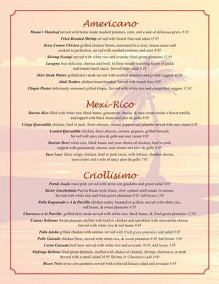 Menu photo 8 Surrender Cafe Woodbridge, NJ