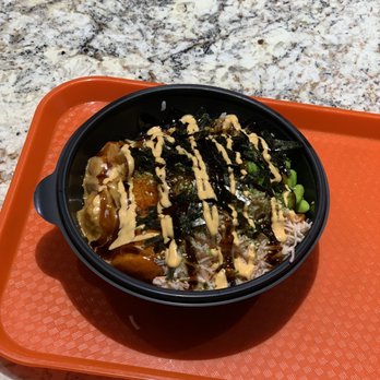 Yummy Poke - Crab Salad Poke Bowl - Regular 3 Scoops - Hawaiian Near Me - Rocklin, California Yummy Poke - Crab Salad Poke Bowl - Regular 3 Scoops - Hawaiian Near Me - Rocklin, California