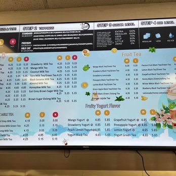 BoBo Cafe - 29Apr2023 boba tea menu - Bubble Tea Near Me - Greensboro, North Carolina