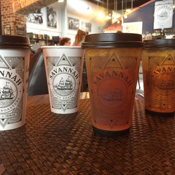 Savannah Coffee Roasters - Two free iced teas with a Yelp check-in, one chai and a coffee con leche. - Coffee & Tea Near Me - Savannah, Georgia