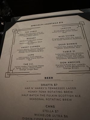 Menu photo 7 Gannons Nashville Nashville, TN