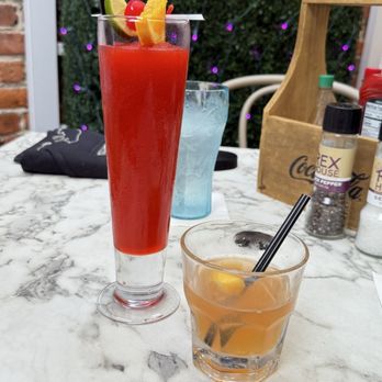 Rex House Kitchen & Courtyard - Frozen Hurricane, 6-1-9 SAZERAC - Cajun/Creole Near Me - New Orleans, Louisiana