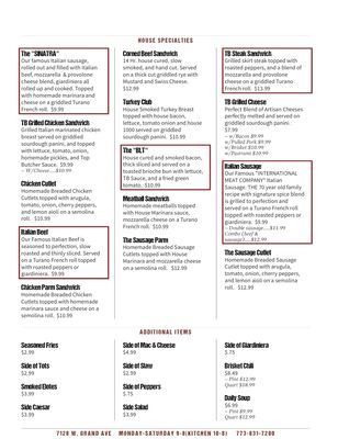 Menu photo 8 Top Butcher Market Chicago, IL Menu photo 8 Top Butcher Market Chicago, IL