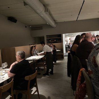 Chambers - Inside bar on the right tables on the left. - New American Near Me - New York, New York Chambers - Inside bar on the right tables on the left. - New American Near Me - New York, New York