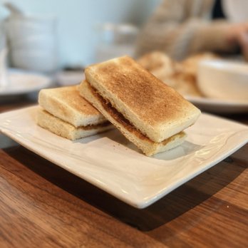 Ipoh Kopitiam - Toast w/ Homemade Kaya & Butter - Instagram @friesandchives - Malaysian Near Me - Alhambra, California Ipoh Kopitiam - Toast w/ Homemade Kaya & Butter - Instagram @friesandchives - Malaysian Near Me - Alhambra, California