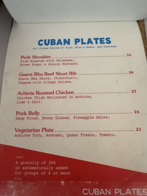 Menu photo 5 La Cubana Toronto, ON Menu photo 5 La Cubana Toronto, ON