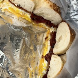 The Gourmet Bagel - Bacon Egg and Cheese Bagel