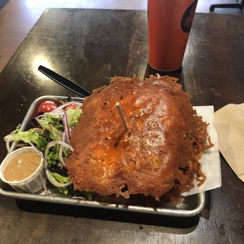 Blvd Brgr - Keto burger! That's crispy cheese as the bun top and bottom! Yum! - Burgers Near Me - Camarillo, California