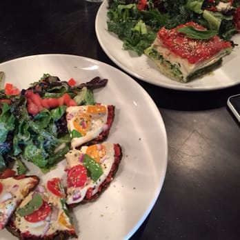 Avo - Pizza with raw ranch salad and lasagna with caesar salad - Cocktail Bars Near Me - Nashville, Tennessee Avo - Pizza with raw ranch salad and lasagna with caesar salad - Cocktail Bars Near Me - Nashville, Tennessee